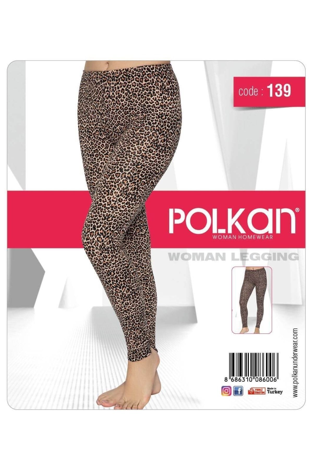 Polkan Polkan 139 Leopar Tayt - zaten.com